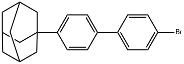 1-(4'-bromo-[1,1'-biphenyl]-4-yl)adamantane 结构式