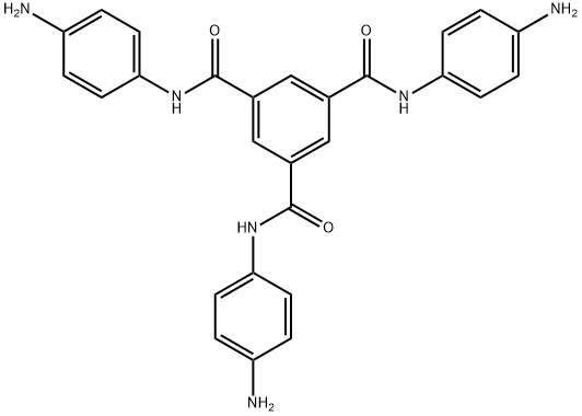 N1,N3,N5三(4-氨基苯基)苯-1,3,5-三甲酰胺 结构式