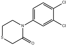 4-(3,4-dichlorophenyl)thiomorpholin-3-one 结构式