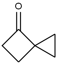SPIRO[2.3]HEXAN-6-ONE 结构式