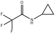 N-环丙基-2,2,2-三氟乙酰胺 结构式