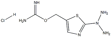 (2-(TRIAZAN-2-YL)THIAZOL-5-YL)METHYL CARBAMIMIDATE HYDROCHLORIDE 结构式