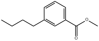 Benzoic acid, 3-butyl-, methyl ester 结构式