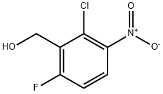 (2-氯-6-氟-3-硝基苯基)甲醇 结构式
