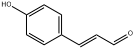 (E)-3-(4-羟基苯基)丙烯醛 结构式