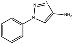 1-苯基-1H-1,2,3-三唑-4-胺 结构式