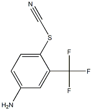 Thiocyanic acid, 4-amino-2-(trifluoromethyl)phenyl ester 结构式