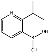 (2-异丙基吡啶-3-基)硼酸 结构式