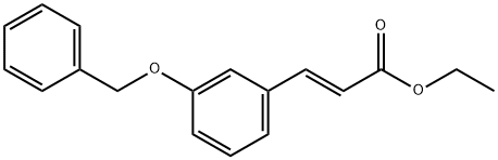 3-(3-Benzyloxy-phenyl)-acrylic acid ethyl ester 结构式