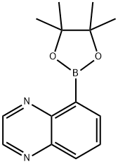 Quinoxalin-5-ylboronic acid pinacol ester 结构式