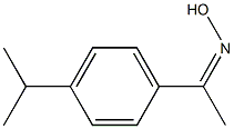 Ethanone, 1-[4-(1-methylethyl)phenyl]-, oxime 结构式