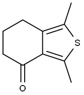 1,3-二甲基-6,7-二氢苯并[C]噻吩-4(5H)-酮 结构式