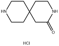3,9-diazaspiro[5.5]undecan-2-one hydrochloride 结构式
