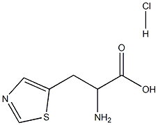2-氨基-3-(噻唑-5-基)丙酸盐酸盐 结构式