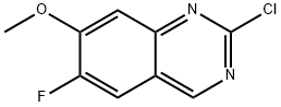 2-chloro-6-fluoro-7-methoxyquinazoline 结构式