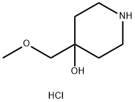 4-(甲氧基甲基)哌啶-4-醇盐酸 结构式