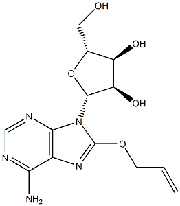 8-Allyloxyadenosine 结构式