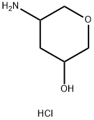 5-aminotetrahydro-2H-pyran-3-ol hydrochloride 结构式
