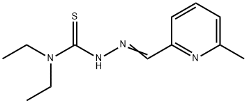 N,N-二乙基-2-((6-甲基吡啶-2-基)亚甲基)肼基硫酰胺 结构式