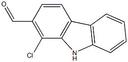 9H-Carbazole-2-carboxaldehyde, 1-chloro- 结构式
