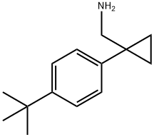 1-[4-(叔丁基)苯基]环丙烷-1-甲胺 结构式
