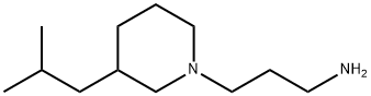 3-(3-isobutylpiperidin-1-yl)propan-1-amine 结构式