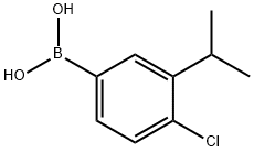 4-氯-3-异丙基苯硼酸 结构式