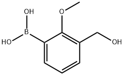 3-(Hydroxymethyl)-2-methoxyphenylboronic acid 结构式