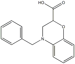 4-benzyl-3,4-dihydro-2H-1,4-benzoxazine-2-carboxylic acid 结构式