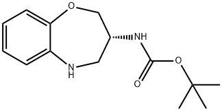 tert-butyl (2,3,4,5-tetrahydrobenzo[b][1,4]oxazepin-3-yl)carbamate 结构式