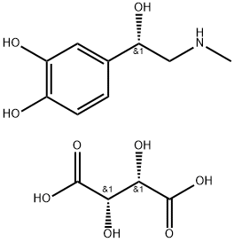 (+)-EPINEPHRINE(-)-BITARTRATE 结构式