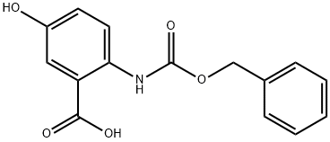 2-{[(苄氧基)羰基]氨基}-5-羟基苯甲酸 结构式