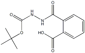 2-{[2-(tert-butoxycarbonyl)hydrazinyl]carbonyl}benzoic acid 结构式