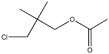 1-Propanol, 3-chloro-2,2-dimethyl-, acetate 结构式