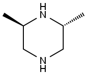 (2R,6R)-2,6-Dimethylpiperazine 结构式