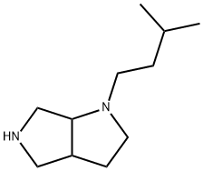 1-Isopentyloctahydropyrrolo[3,4-b]pyrrole 结构式