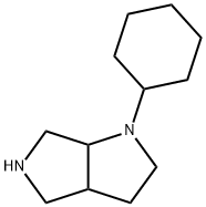 1-Cyclohexyloctahydropyrrolo[3,4-b]pyrrole 结构式