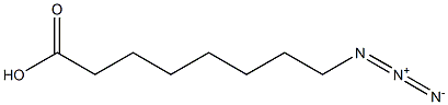 8-Azido-octanoic acid 结构式