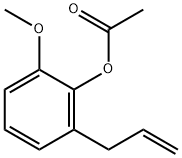 Phenol, 2-methoxy-6-(2-propenyl)-, acetate 结构式