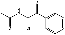 N-(1-羟基-2-氧代-2-苯乙基)乙酰胺 结构式