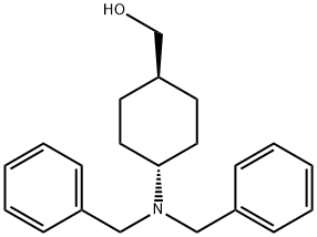 ((1R,4R)-4-(二苄基氨基)环己基)甲醇 结构式