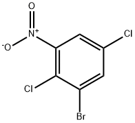 1-溴-2,5-二氯-3-硝基苯 结构式