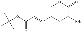 (2R)-BOC-2-AMINO-5-HEXENOIC ACID,METHYL ESTER 结构式