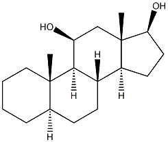 Androstane-11,17-diol,(5a,11b,17b)- (9CI) 结构式