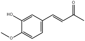 (E)-4-(3-羟基-4-甲氧基苯基)丁-3-烯-2-酮 结构式