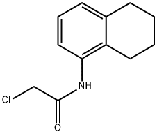 2-氯-N-(5,6,7,8-四氢萘-1-基)乙酰胺 结构式