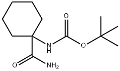 TERT-BUTYL 1-CARBAMOYLCYCLOHEXYLCARBAMATE 结构式