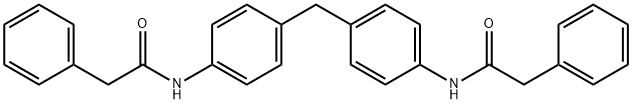 N,N-(methylenebis(4,1-phenylene))bis(2-phenylacetamide) 结构式