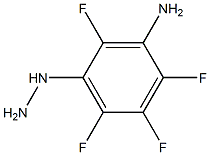 Benzenamine,2,3,4,6-tetrafluoro-5-hydrazinyl- 结构式