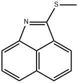 2-(甲硫基)苯并[CD]吲哚 结构式
